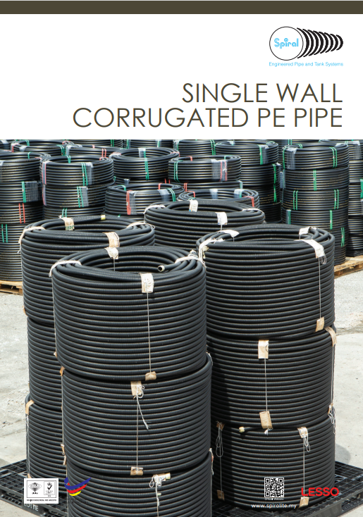 Single Wall Corrugated PE Pipe