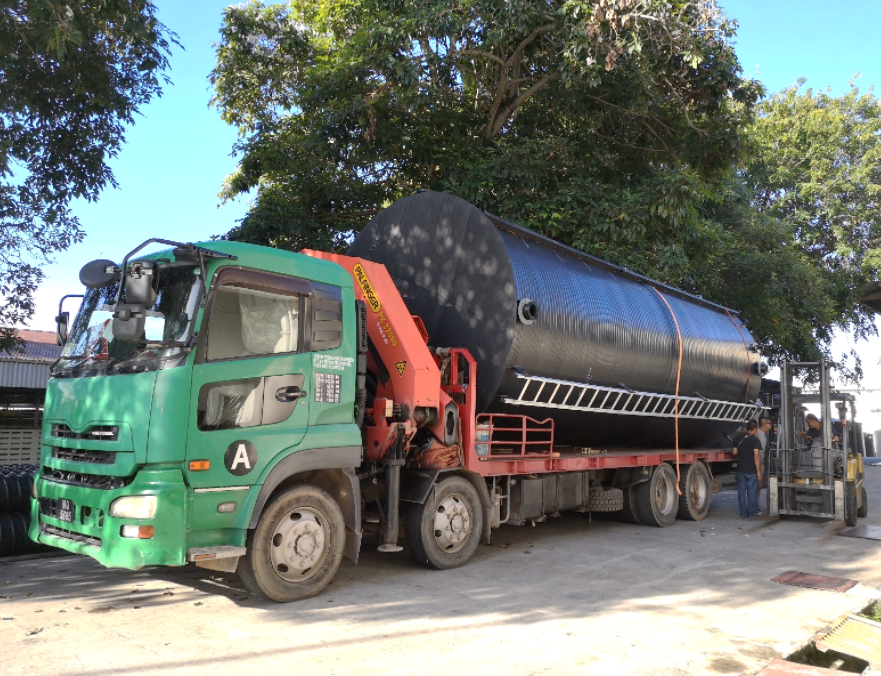 Welded Conical Water Tank, Klang, Malaysia - 2020