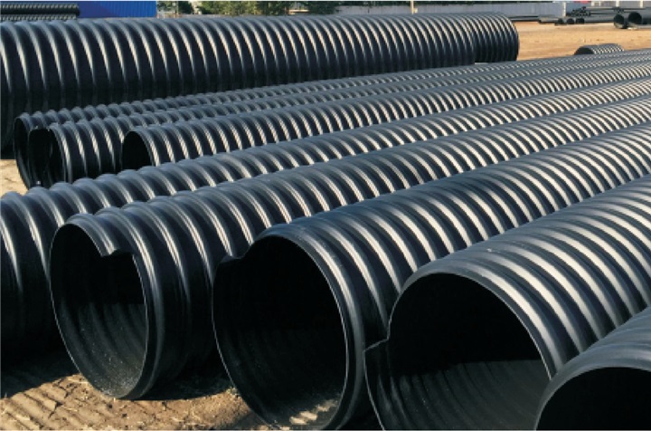 Metal Reinforced PE Spiral Corrugated Pipe and Accessories