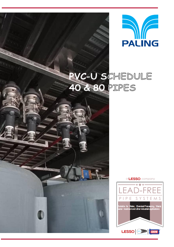 PVC-U SCHEDULE  40 & 80 PIPES